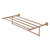 Allied Brass Carolina Crystal Collection 36'' Towel Shelf with Integrated Towel Bar in Brushed Bronze