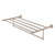 Allied Brass Carolina Crystal Collection 36'' Towel Shelf with Integrated Towel Bar in Antique Pewter