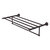 Allied Brass Carolina Crystal Collection 36'' Towel Shelf with Integrated Towel Bar in Venetian Bronze
