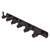 Allied Brass Carolina Collection 6-Position Tie and Belt Rack in Antique Bronze