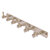 Allied Brass Carolina Collection 6-Position Tie and Belt Rack in Antique Pewter