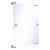 Allied Brass Carolina Collection Rectangular Frameless Rail Mounted Mirror in Antique Pewter
