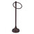 Allied Brass Carolina Collection Guest Towel Ring Stand in Antique Bronze