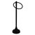 Allied Brass Carolina Collection Guest Towel Ring Stand in Matte Black
