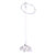 Allied Brass Carolina Collection Guest Towel Ring Stand in Satin Chrome