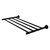 Allied Brass Carolina Collection 24'' Towel Shelf in Matte Black