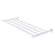 Allied Brass Carolina Collection 30'' Towel Shelf in Polished Chrome