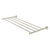 Allied Brass Carolina Collection 30'' Towel Shelf in Polished Nickel