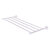 Allied Brass Carolina Collection 30'' Towel Shelf in Satin Chrome