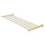 Allied Brass Carolina Collection 36'' Towel Shelf in Satin Brass