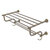 Allied Brass Carolina Collection 24'' Towel Shelf with Double Towel Bar in Antique Brass