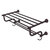 Allied Brass Carolina Collection 24'' Towel Shelf with Double Towel Bar in Antique Bronze
