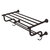 Allied Brass Carolina Collection 24'' Towel Shelf with Double Towel Bar in Oil Rubbed Bronze