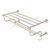Allied Brass Carolina Collection 24'' Towel Shelf with Double Towel Bar in Polished Nickel
