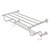 Allied Brass Carolina Collection 24'' Towel Shelf with Double Towel Bar in Satin Nickel