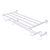 Allied Brass Carolina Collection 30'' Towel Shelf with Double Towel Bar in Satin Chrome