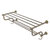 Allied Brass Carolina Collection 36'' Towel Shelf with Double Towel Bar in Antique Brass