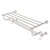 Allied Brass Carolina Collection 36'' Towel Shelf with Double Towel Bar in Satin Nickel