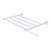 Allied Brass Carolina Collection 24'' Towel Shelf with Integrated Towel Bar in Polished Chrome