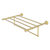 Allied Brass Carolina Collection 24'' Towel Shelf with Integrated Towel Bar in Satin Brass