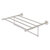 Allied Brass Carolina Collection 24'' Towel Shelf with Integrated Towel Bar in Satin Nickel