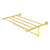 Allied Brass Carolina Collection 30'' Towel Shelf with Integrated Towel Bar in Polished Brass