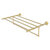 Allied Brass Carolina Collection 30'' Towel Shelf with Integrated Towel Bar in Satin Brass