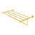 Allied Brass Carolina Collection 36'' Towel Shelf with Integrated Towel Bar in Polished Brass
