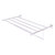Allied Brass Carolina Collection 36'' Towel Shelf with Integrated Towel Bar in Polished Chrome