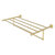Allied Brass Carolina Collection 36'' Towel Shelf with Integrated Towel Bar in Satin Brass