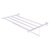 Allied Brass Carolina Collection 36'' Towel Shelf with Integrated Towel Bar in Satin Chrome