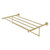 Allied Brass Carolina Collection 36'' Towel Shelf with Integrated Towel Bar in Unlacquered Brass