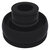 Allied Brass Traditional Collection Reversible Round Candle Holder in Matte Black