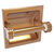 Allied Brass Clearview Collection Recessed Toilet Paper Holder with Dotted Accents in Brushed Bronze