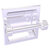 Allied Brass Clearview Collection Recessed Toilet Paper Holder with Dotted Accents in Satin Chrome