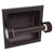 Allied Brass Clearview Collection Recessed Toilet Paper Holder with Dotted Accents in Venetian Bronze