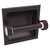 Allied Brass Clearview Collection Recessed Toilet Paper Holder with Grooved Accents in Venetian Bronze