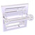 Allied Brass Clearview Collection Recessed Toilet Paper Holder with Twisted Accents in Polished Chrome