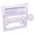 Allied Brass Clearview Collection Recessed Toilet Paper Holder with Twisted Accents in Satin Chrome