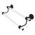 Allied Brass Clearview Collection 18'' Double Towel Bar with Smooth Accents in Oil Rubbed Bronze