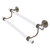 Allied Brass Clearview Collection 18'' Double Towel Bar with Dotted Accents in Antique Brass