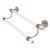 Allied Brass Clearview Collection 24'' Double Towel Bar with Dotted Accents in Antique Pewter