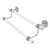 Allied Brass Clearview Collection 24'' Double Towel Bar with Dotted Accents in Satin Nickel