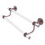 Allied Brass Clearview Collection 30'' Double Towel Bar with Dotted Accents in Antique Copper