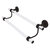 Allied Brass Clearview Collection 18'' Double Towel Bar with Grooved Accents in Oil Rubbed Bronze