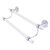 Allied Brass Clearview Collection 24'' Double Towel Bar with Grooved Accents in Polished Chrome