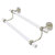 Allied Brass Clearview Collection 30'' Double Towel Bar with Grooved Accents in Polished Nickel