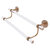Allied Brass Clearview Collection 18'' Double Towel Bar with Twisted Accents in Brushed Bronze