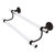 Allied Brass Clearview Collection 18'' Double Towel Bar with Twisted Accents in Oil Rubbed Bronze
