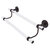 Allied Brass Clearview Collection 18'' Double Towel Bar with Twisted Accents in Venetian Bronze
